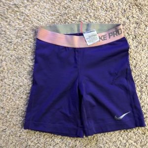 Purple/Pink Nike shorts